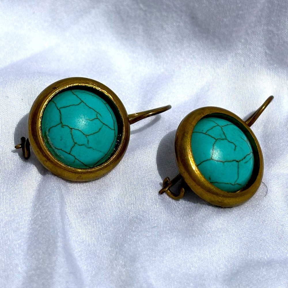 Handcrafted Turquoise Earrings